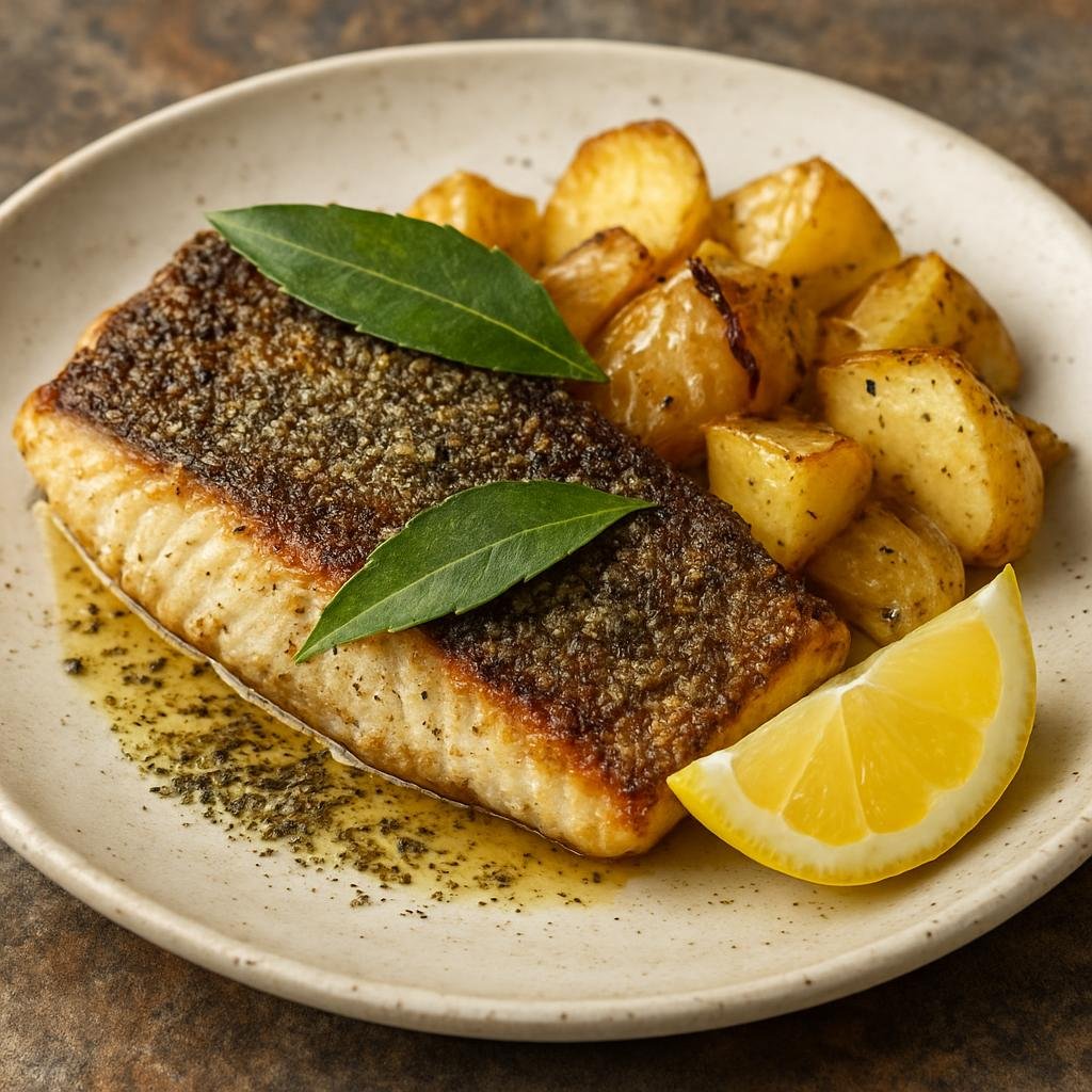 Entree: Australia – Australian Indigenous & Bush Foods – Barramundi with Lemon Myrtle recipe