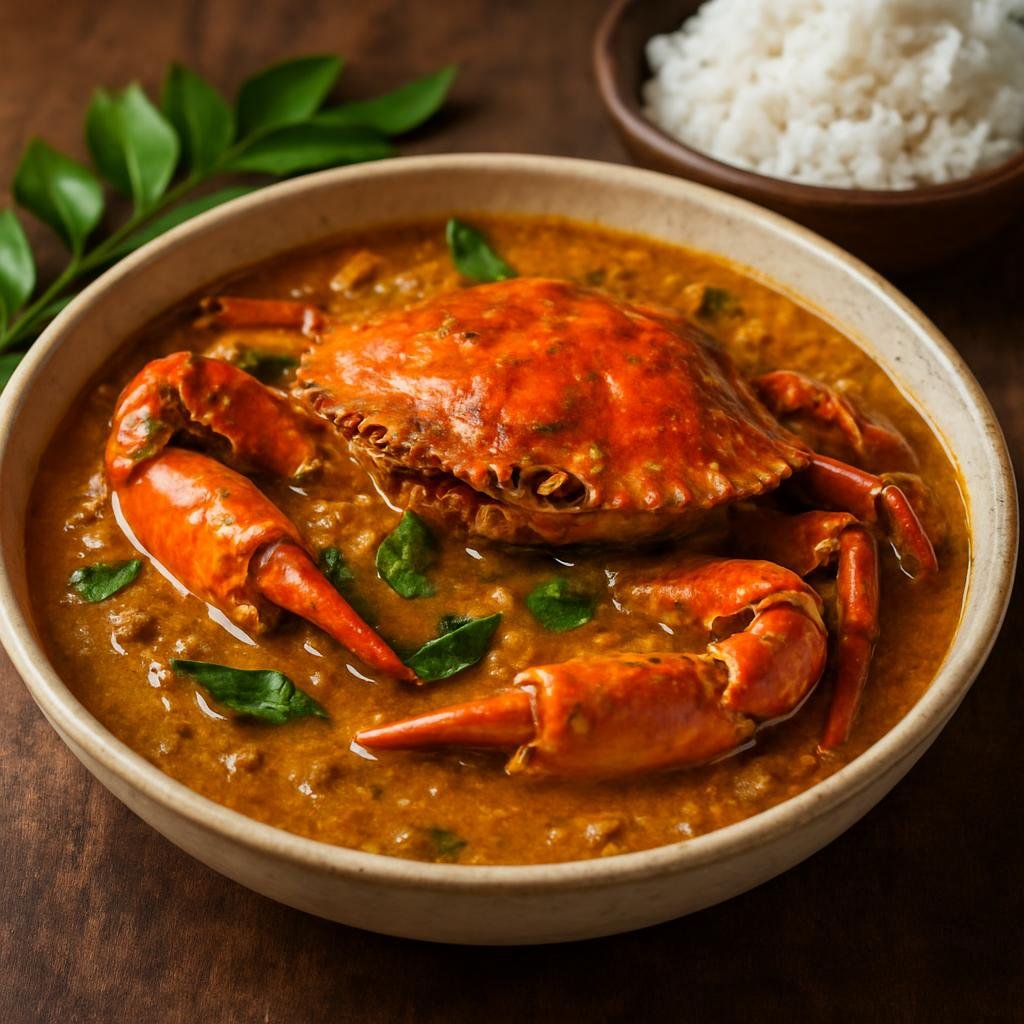 Entree: Sri Lanka – Colombo & Western Sri Lanka – இலங்கை நண்டு குழம்பு ➤ Ilankai nandu kulambu (Sri Lankan crab curry) recipe