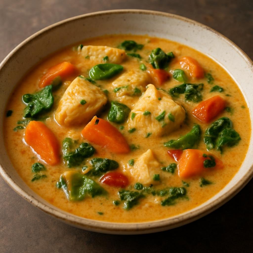 Entree: Curacao – Central Culinary Region – Piska Kriyoyo (Curaçaoan creole-style fish stew with vegetables and coconut milk) recipe