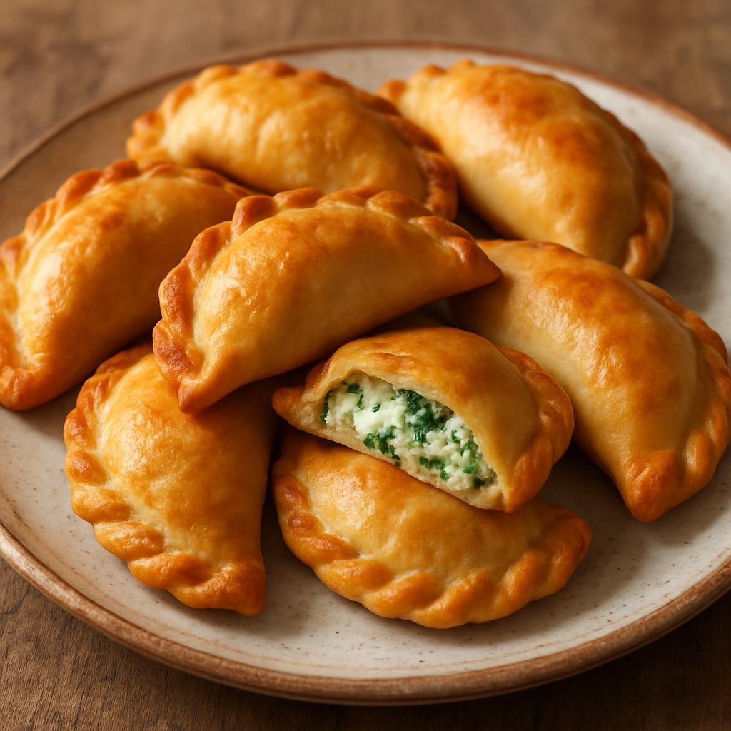 Entree: Greece – Crete – Καλιτσούνια ➤ Kalitsounia (Small Cretan cheese and herb-filled pastries, traditionally baked or fried and served savory) recipe