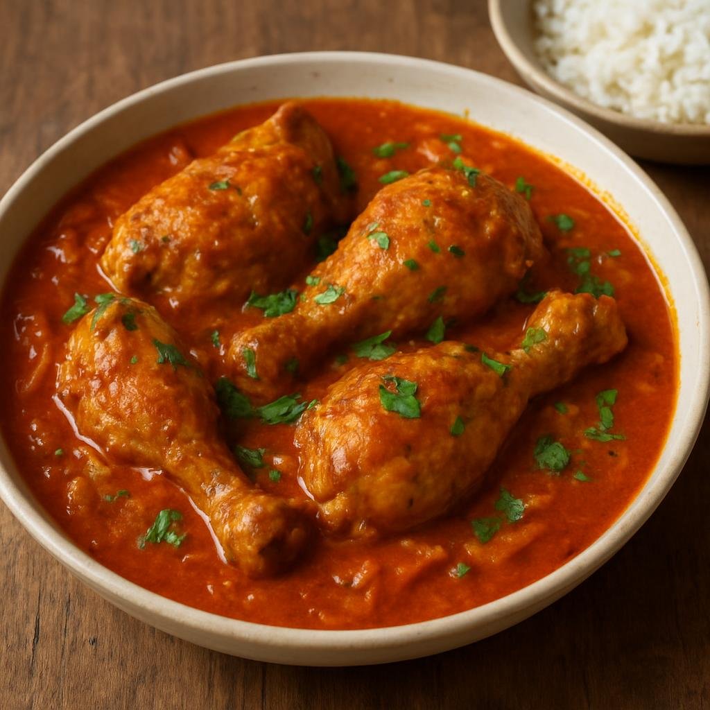 Entree: Tanzania – Dar es Salaam & Coast – Mchuzi wa Kuku (Coastal Swahili chicken stew cooked in a spiced coconut-tomato sauce) recipe