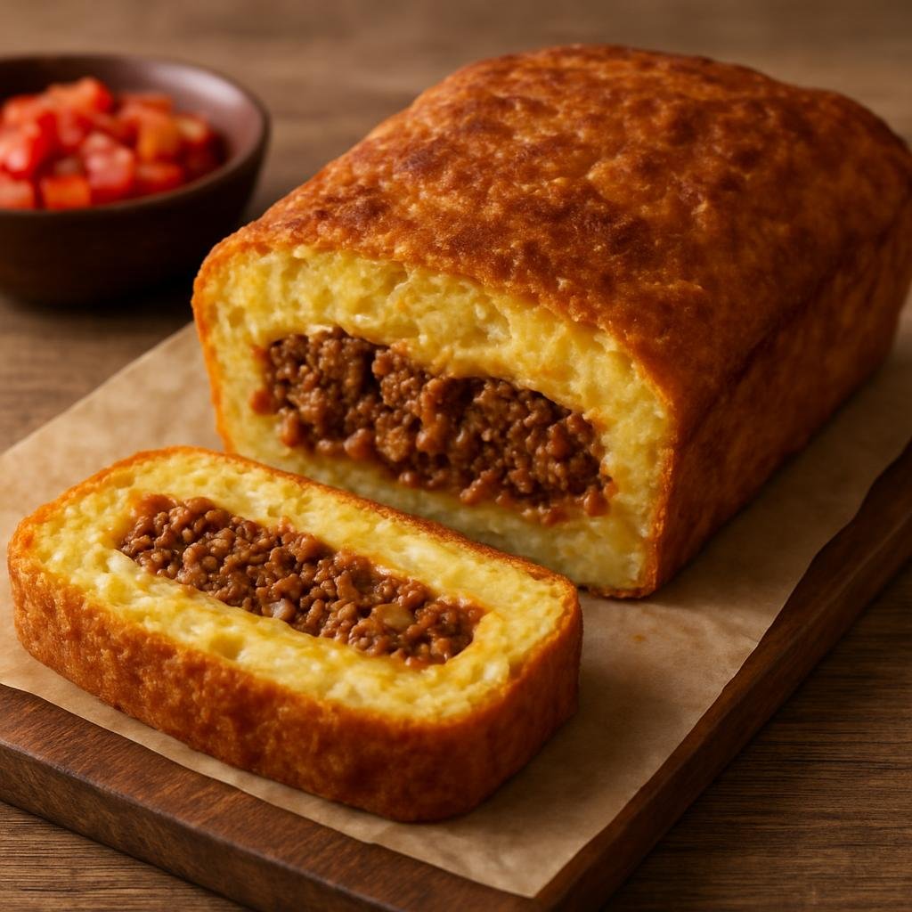 Entree: Aruba – Bolo di Batata (Savory baked potato loaf or filled potato bread, often enriched with cheese and seasoned meat) recipe