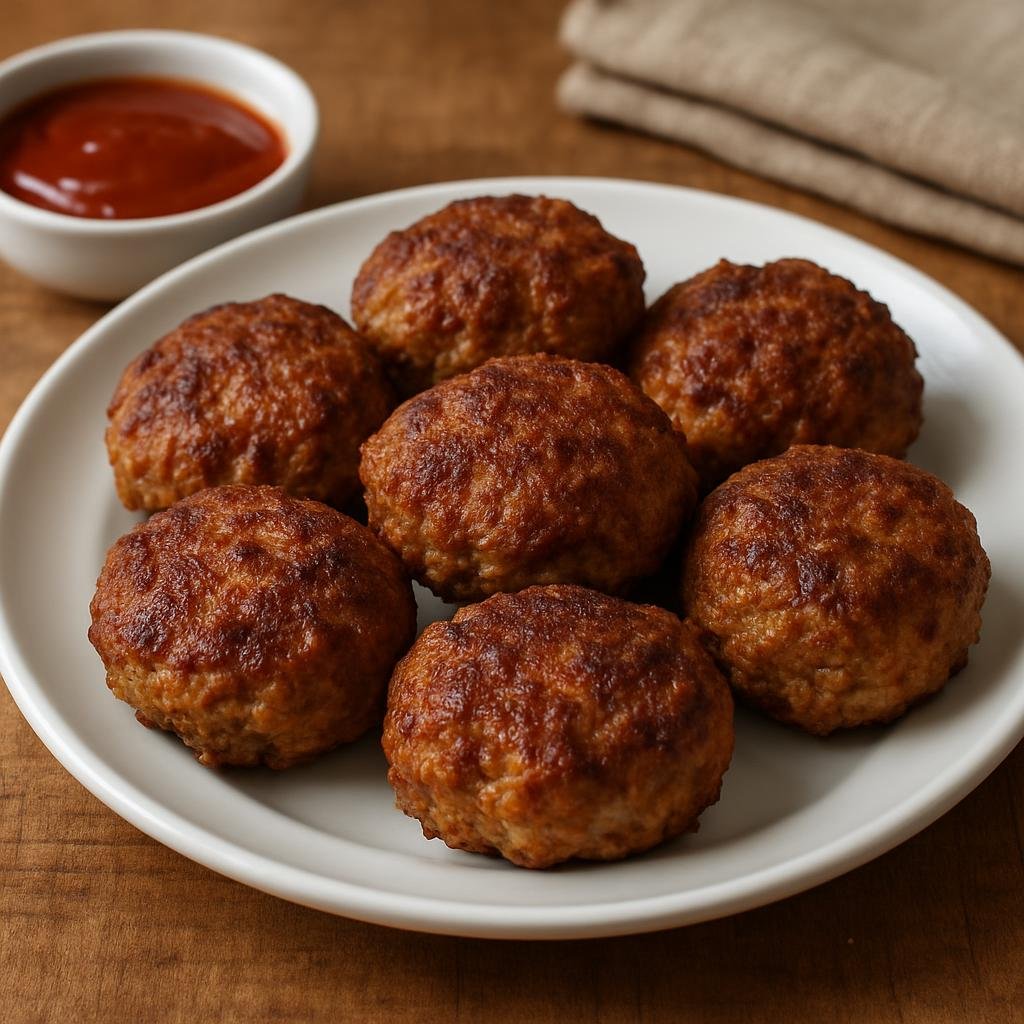 Entree: South Africa – Afrikaner / Boer – Frikkadel (South African spiced minced meat patties or meatballs commonly baked or fried) recipe