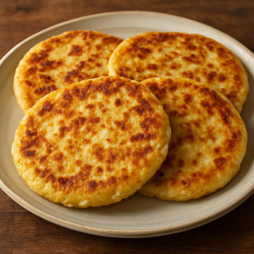 Entree: El Salvador – Central Culinary Region – Riguas (Savory griddled corn cakes made from fresh corn, masa, and cheese) recipe