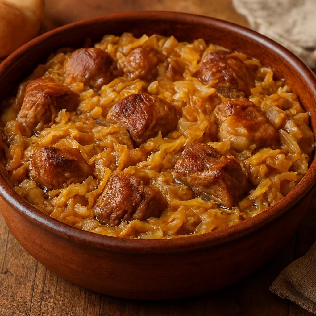 Entree: Serbia – Подварак ➤ Podvarak (Slow-baked Serbian cabbage and meat casserole) recipe