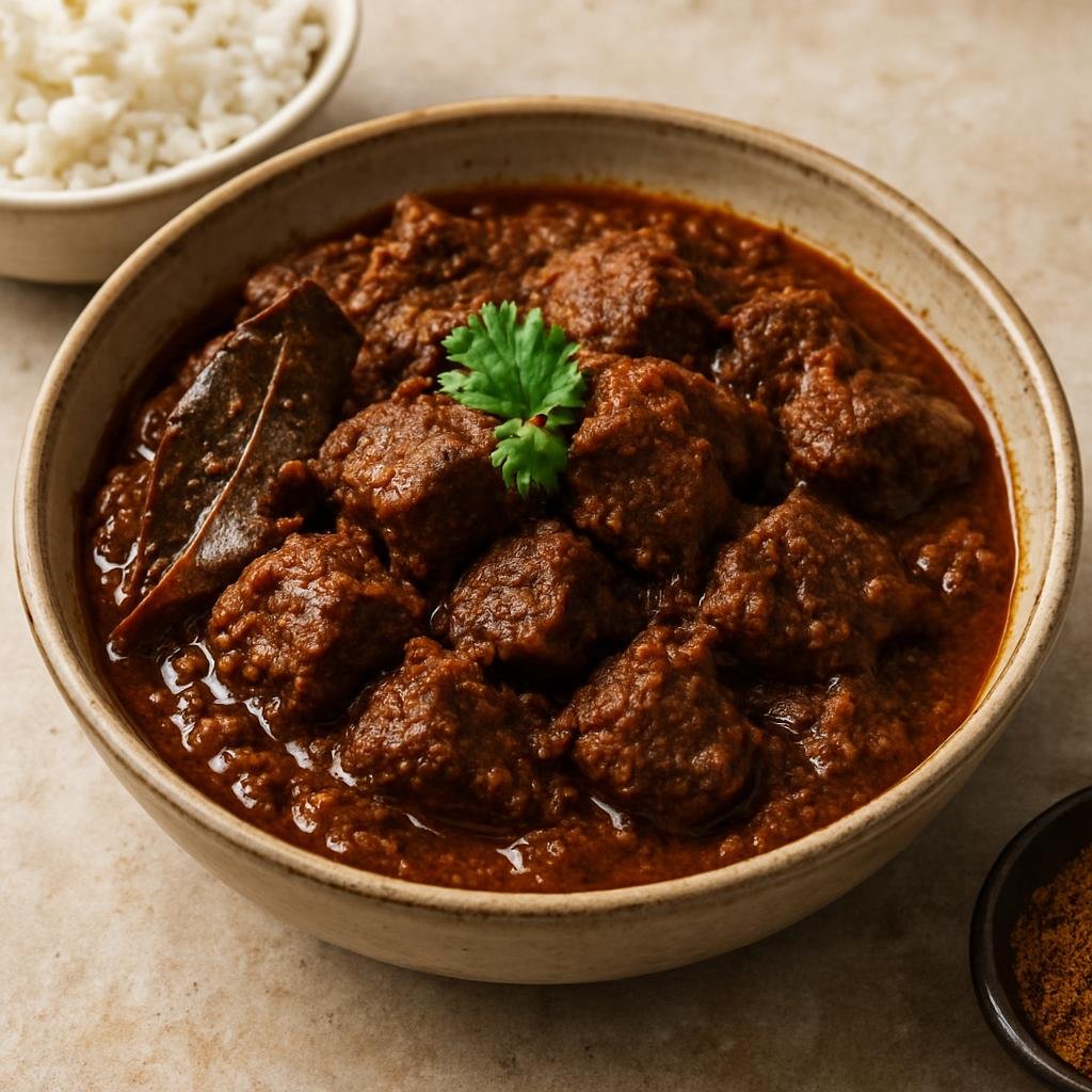 Entree: Sri Lanka – Colombo & Western Sri Lanka – බීෆ් ස්මෝර් ➤ Bīph Smor (Sri Lankan spiced braised beef in aromatic coconut and roasted spices) recipe