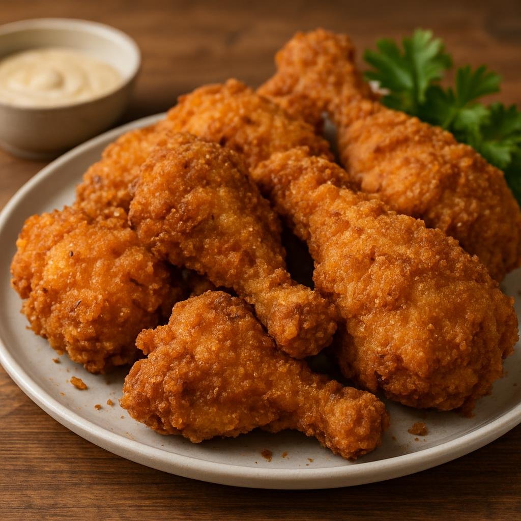 Entree: Slovenia – National Cuisine – Ocvrti Piščanec (Crispy breaded fried chicken seasoned in a simple Central European style) recipe