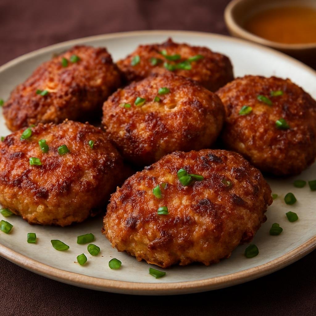 Entree: Samoa – Keke Pua'a (Samoan fried pork cakes seasoned with coconut and local aromatics) recipe