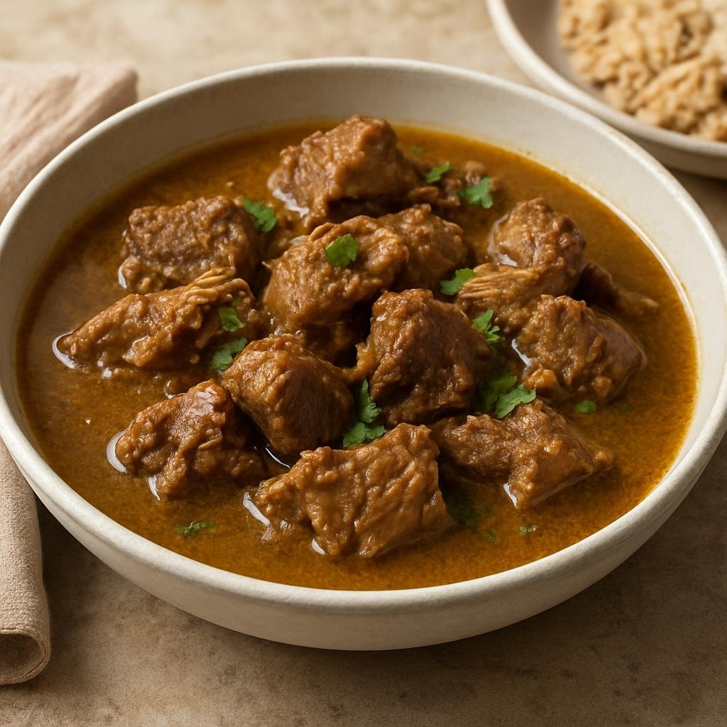 Entree: Pakistan – Balochistan – بلوچی نمکین گوشت ➤ Balochi Namkeen Gosht (Simple salted slow-cooked lamb or goat meat from Balochistan with minimal spices) recipe