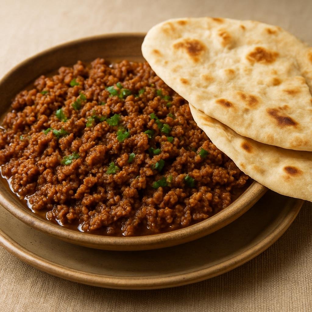 Entree: Jordan – ساجية ➤ Sajiyah (Thin saj-griddle–cooked spiced minced lamb mixture served with flatbread) recipe