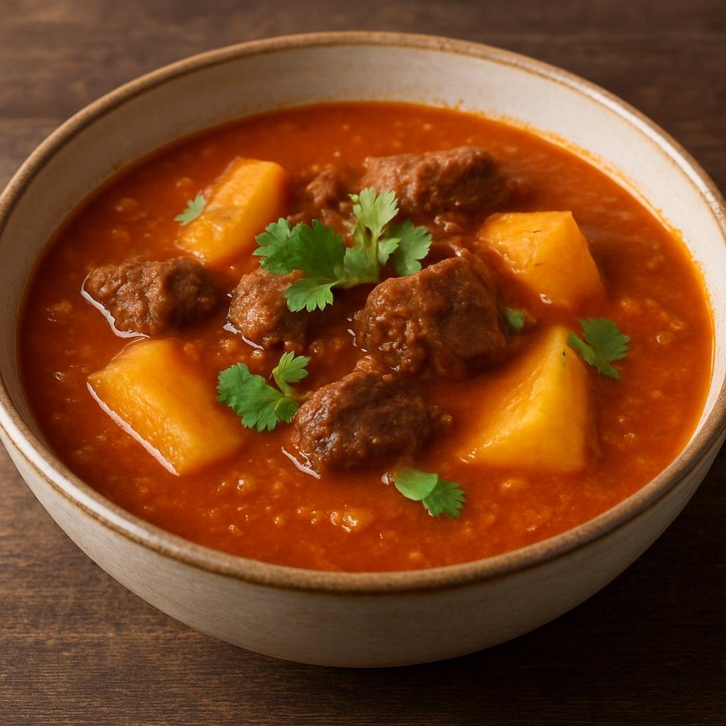 Entree: Guinea-Bissau – Northern Culinary Region – Caldo de Mancarra (peanut and tomato stew) recipe