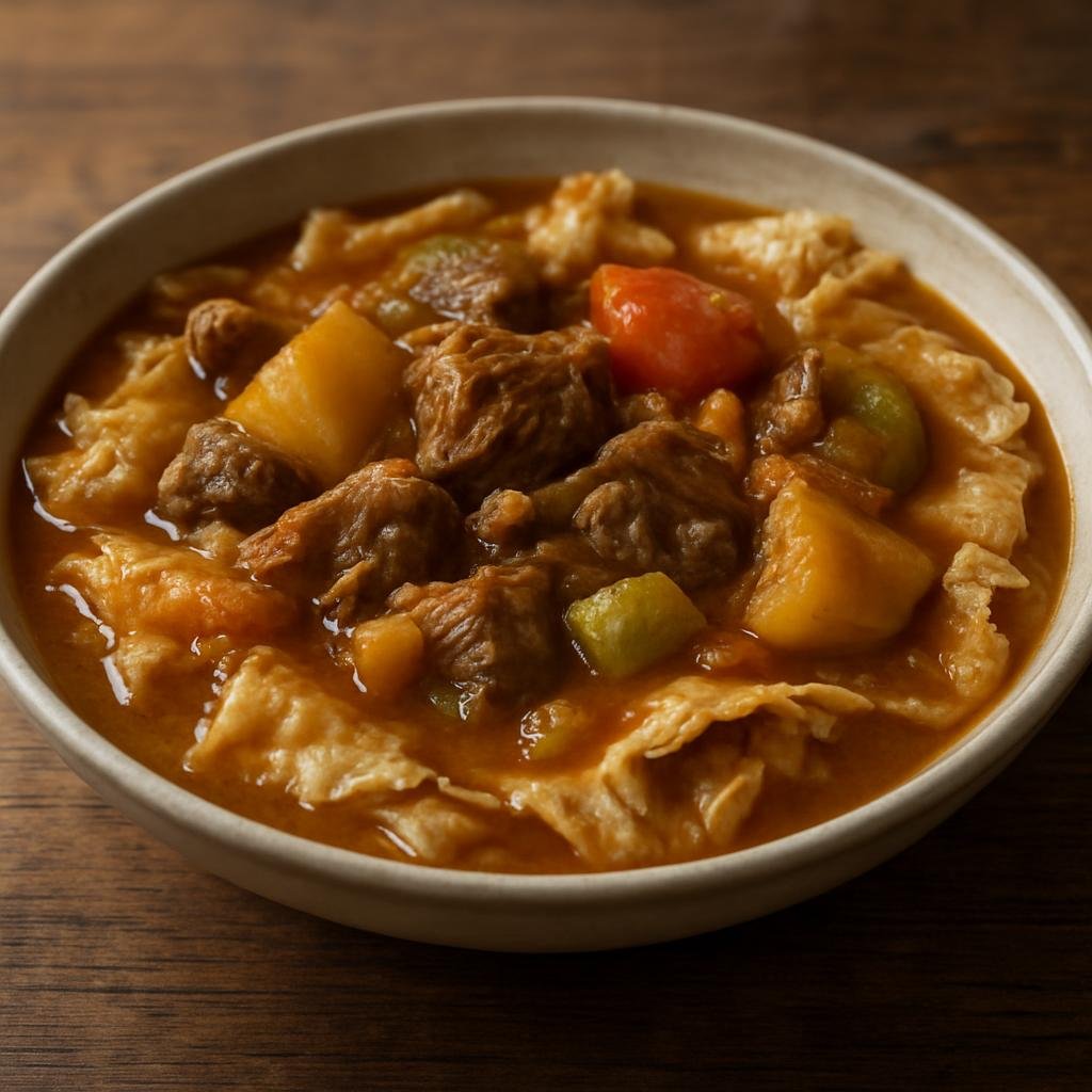 Entree: United Arab Emirates – Northern Culinary Region – ثريد ➤ Tharīd (A hearty meat-and-vegetable stew soaked into torn flatbread) recipe