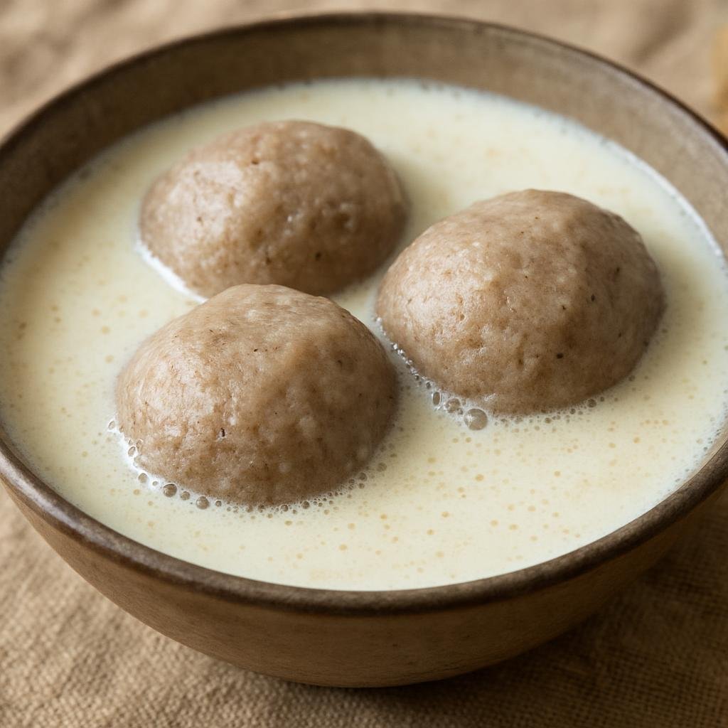 Entree: Nigeria – Fulani Pastoral – Fura da Nono (Millet dumplings served in fermented milk, a traditional Fulani staple beverage-meal) recipe