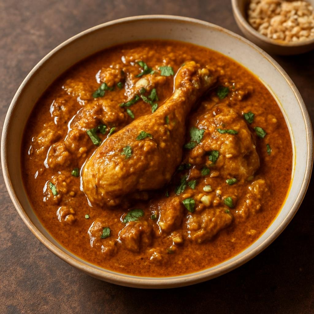 Entree: Tanzania – Lake Victoria Tanzania – Kuku wa Kupaka (Coastal Tanzanian chicken in a spiced coconut-peanut sauce) recipe