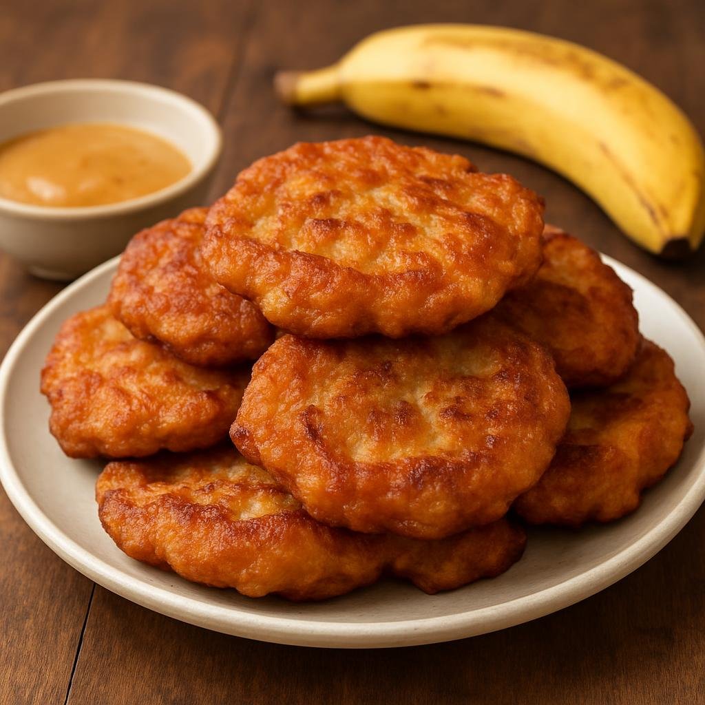 Entree: American Samoa – National Cuisine – Panikeke (Thick fried pancake fritters commonly made with mashed banana and served as a breakfast or snack) recipe