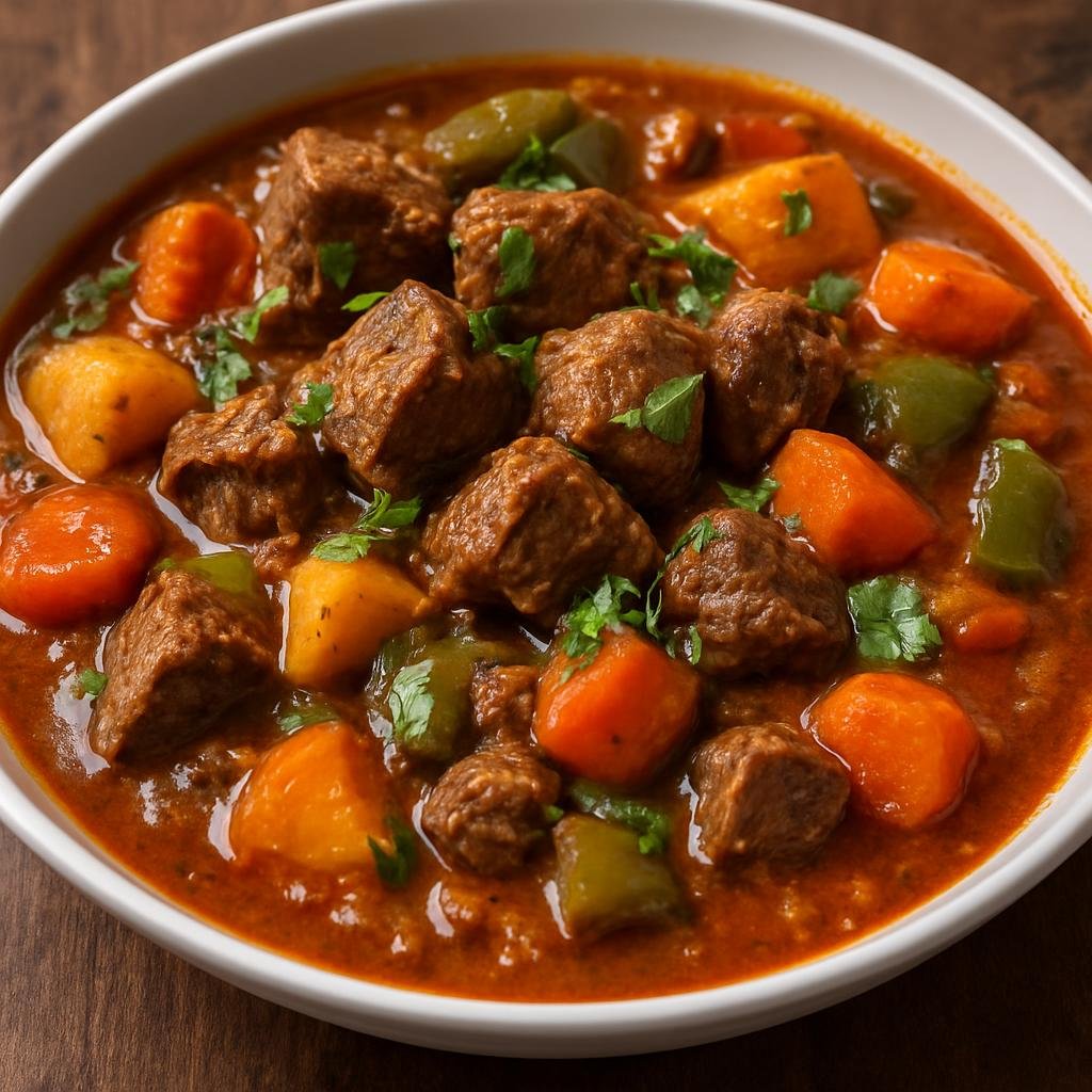 Entree: Djibouti – National Cuisine – Djiboutian Lamb Stew (Hearty spiced lamb and vegetable stew in the Djiboutian Somali-Afar tradition) recipe