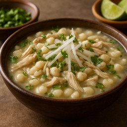 Entree: Mexico – Pozole blanco (White pozole) recipe