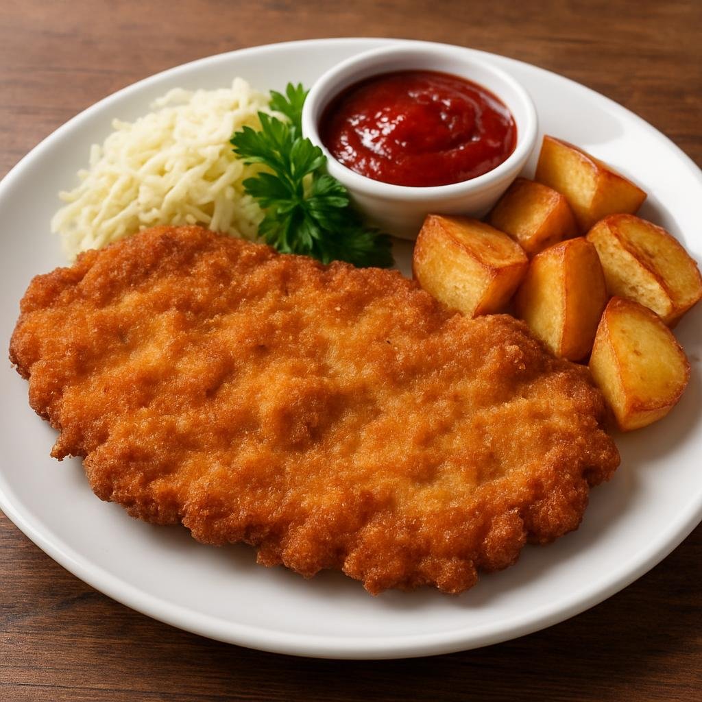 Entree: Hungary – Great Plain – Rántott Hús (Hungarian breaded and fried meat cutlets) recipe