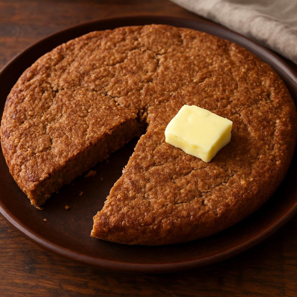 Entree: Estonia – Karask (Dense baked barley flatbread or cake traditionally served with butter or dairy) recipe