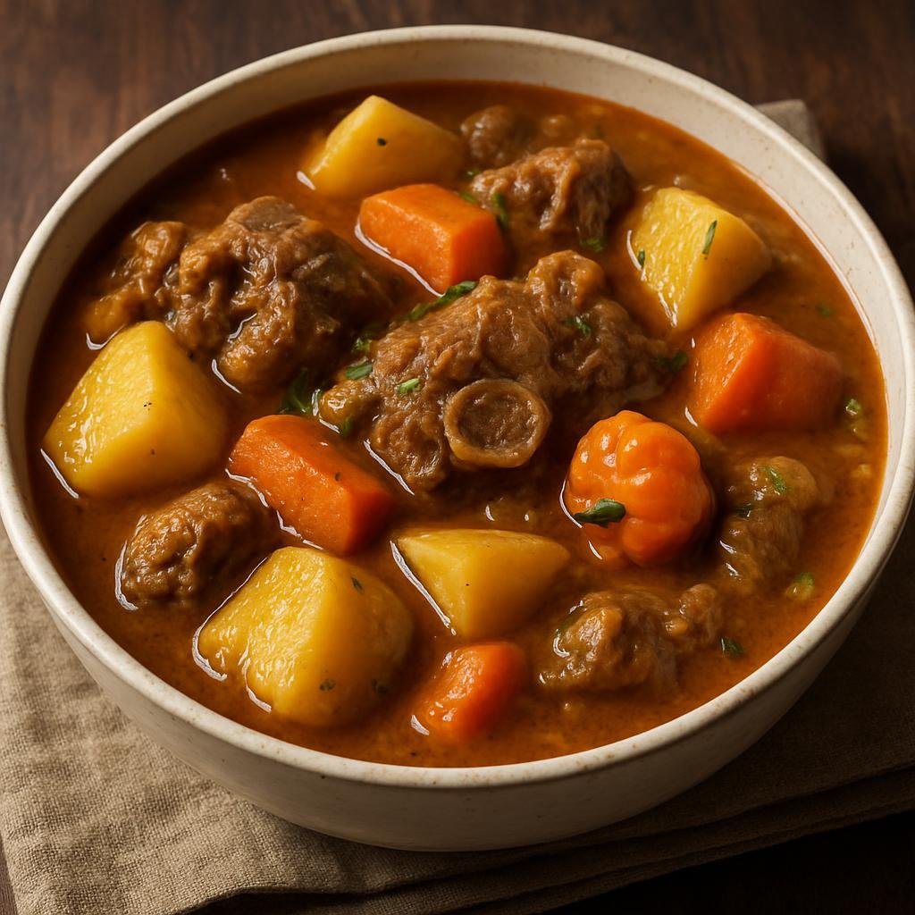 Entree: Dominica – Northern Culinary Region – Bouyon (Hearty Dominican one-pot meat and root-provision stew) recipe