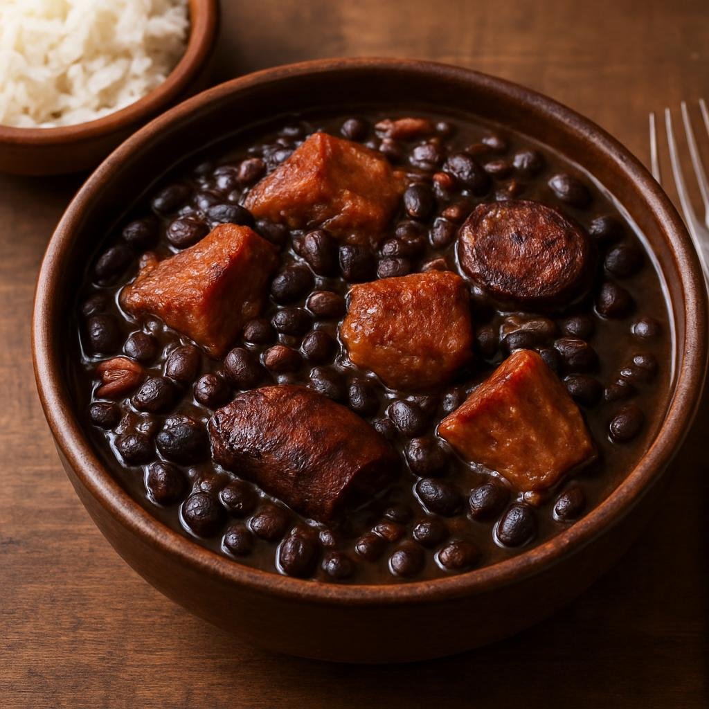 Entree: Timor-Leste – Southern Culinary Region – Feijoada Timorense (East Timorese hearty pork and black-bean stew influenced by Portuguese feijoada) recipe