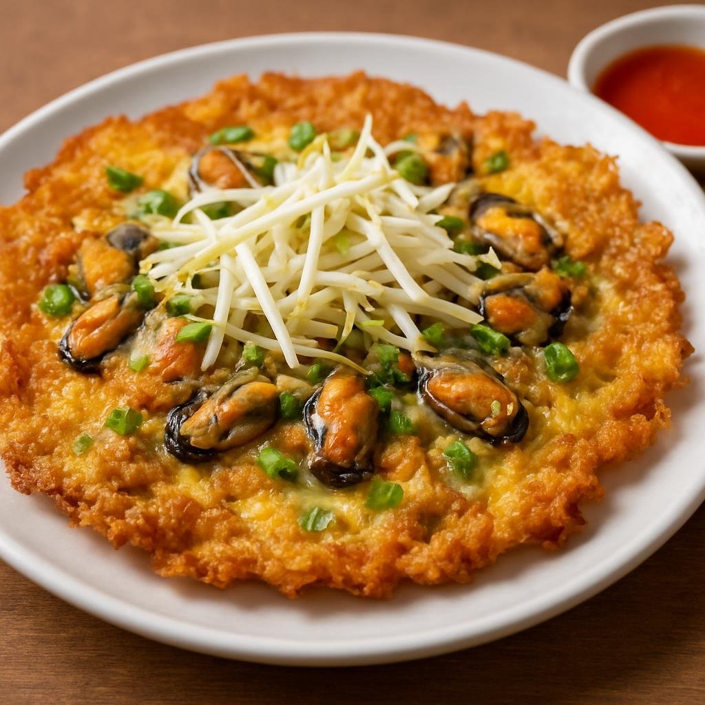 Entree: Thailand – Coastal Thai Seafood – หอยทอด ➤ Hoy Tod (Crispy Thai fried mussel and egg pancake) recipe