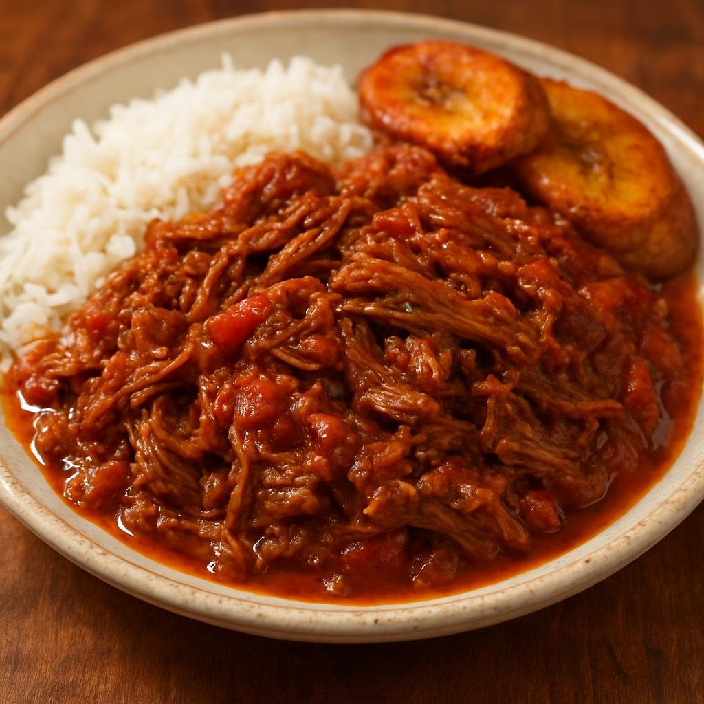 Entree: Venezuela – Southern Culinary Region – Carne Mechada (Shredded braised beef in a savory tomato and pepper sauce) recipe