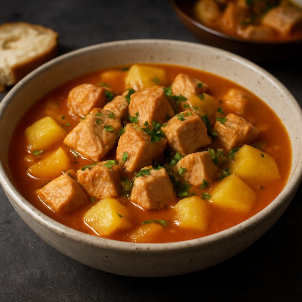 Entree: France – Basque Country – Marmitako (Basque fisherman’s tuna and potato stew) recipe