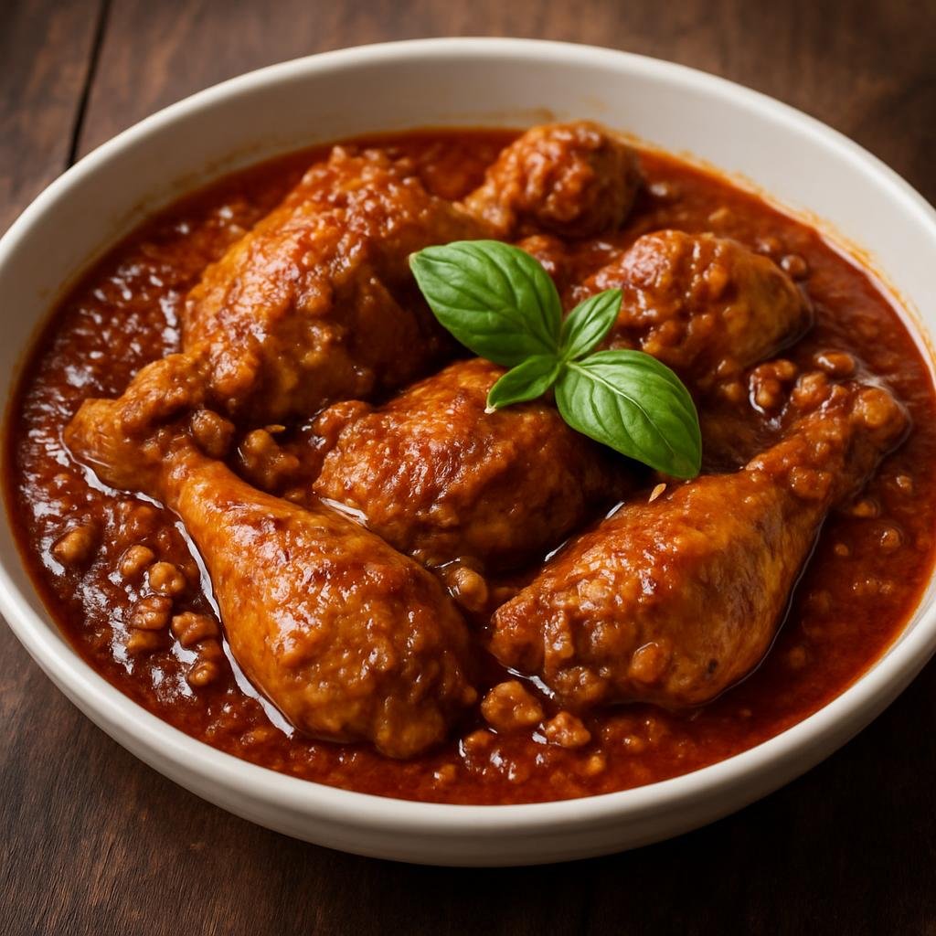 Entree: Iran – Caspian / Gilan – مرغ ترش ➤ Morgh-e Torsh (Caspian-style tangy braised chicken in a pomegranate-walnut-garlic sauce) recipe
