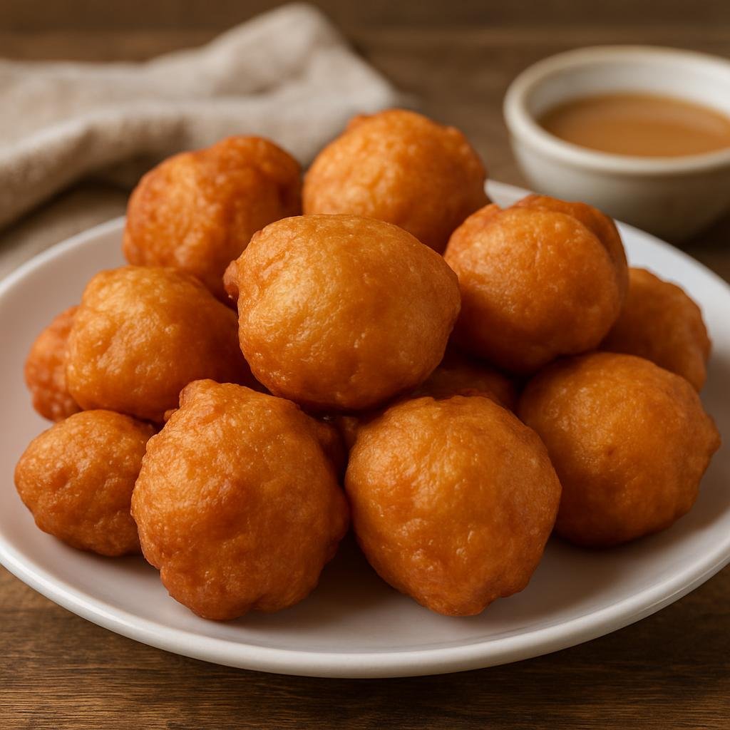 Entree: Republic of the Congo – Southern Culinary Region – Mikate (Deep-fried yeast dough fritters common as a breakfast or snack) recipe