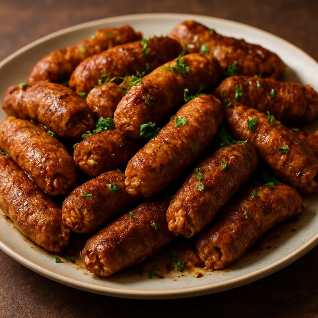 Entree: Egypt – Central Culinary Region – ممبار ➤ Mombar (Rice-stuffed sheep intestines seasoned with spices and cooked, often braised then fried) recipe