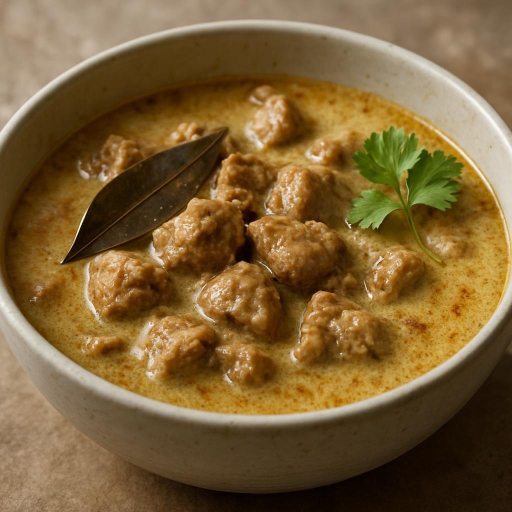 Entree: Pakistan – Kashmir / Gilgit-Baltistan – یخنی ➤ Yakhni (A lightly spiced Kashmiri meat stew simmered in an aromatic yogurt and spice broth) recipe