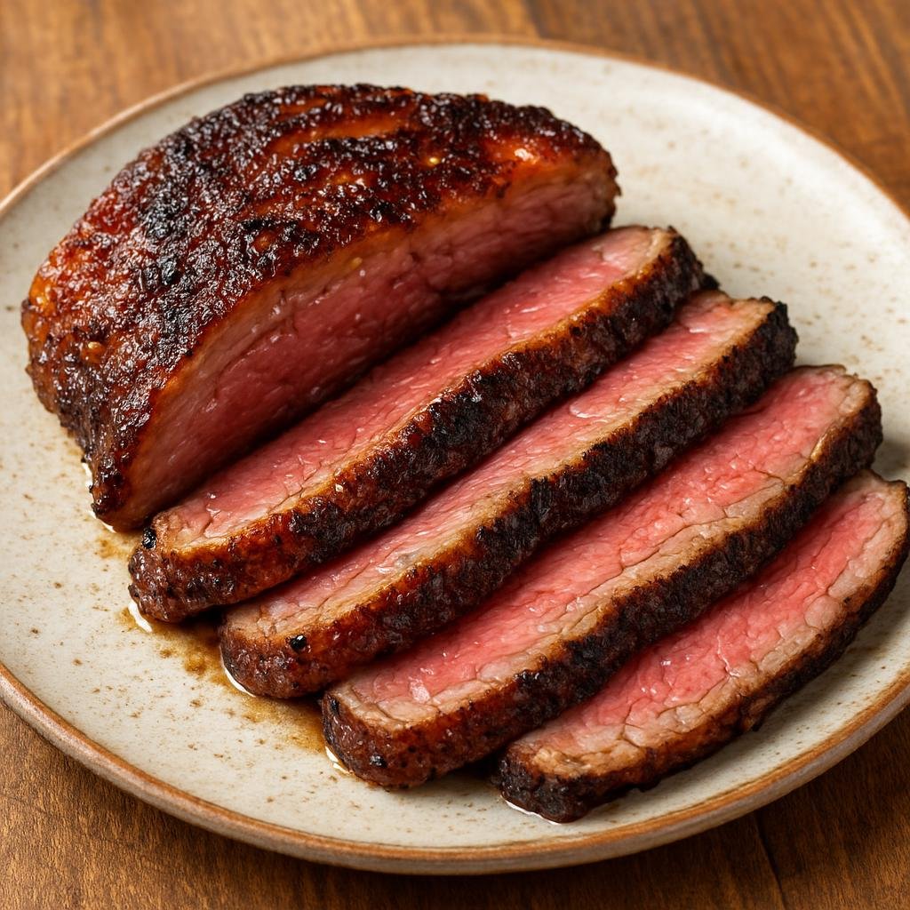 Entree: Brazil – Brazilian Street Food – Picanha (Grilled top sirloin cap roast seasoned and seared in the churrasco tradition) recipe