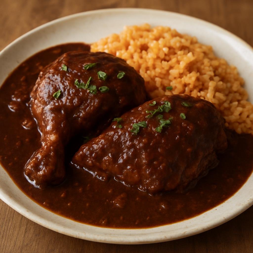 Entree: United States – Arizona-Sonoran – Chicken Mole (Chicken braised in a smoky, complex chocolate and chili sauce inspired by Sonoran mole) recipe