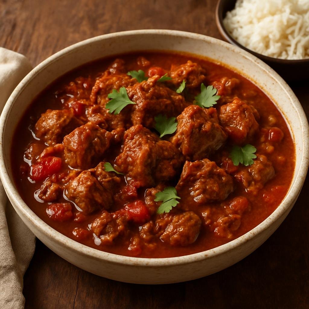 Entree: South Africa – Johannesburg & Gauteng – Bredie (Hearty slow-cooked mutton or lamb stew made with tomatoes and warming spices) recipe