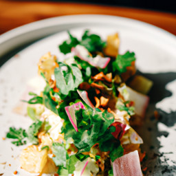 Salad: United States – Smoky Corn-Jicama Crunch Salad with Cilantro-Lime Vinaigrette recipe