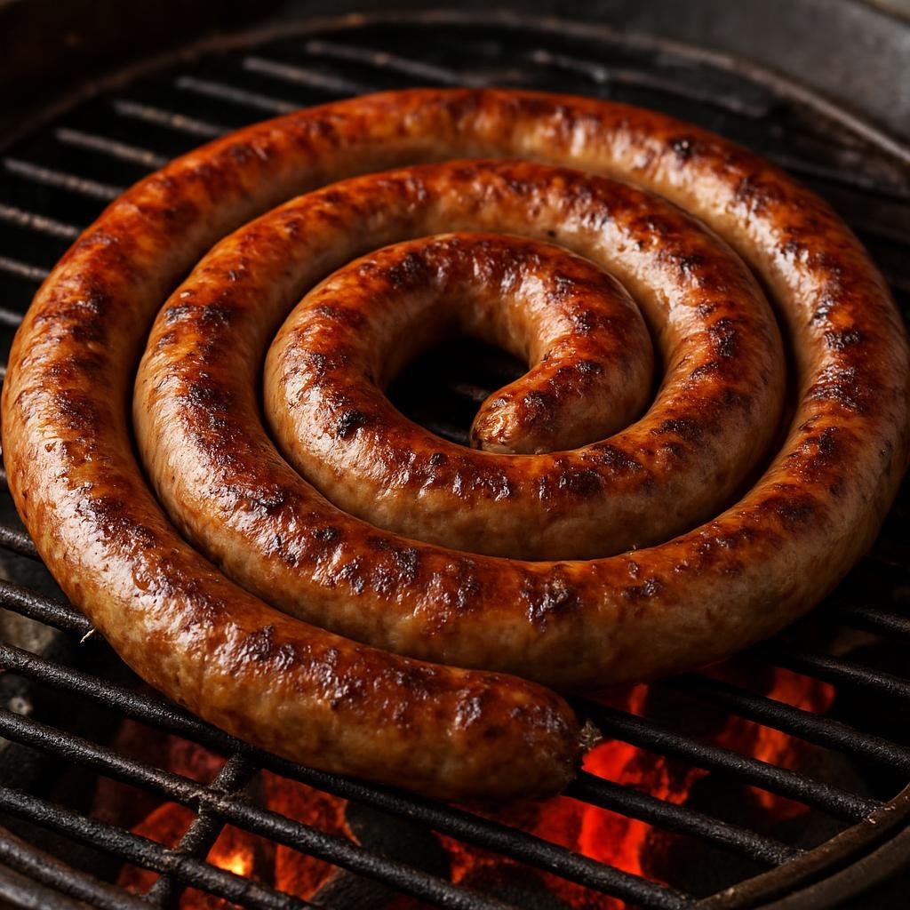 Entree: South Africa – Karoo – Boerewors (A coiled South African spiced beef and pork sausage traditionally grilled over a braai) recipe