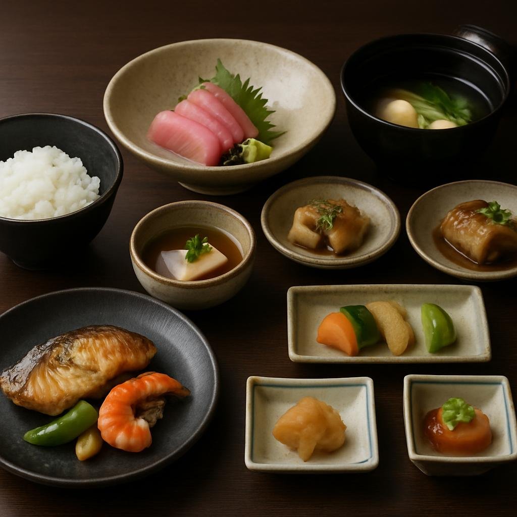 Entree: Japan – Kanto / Tokyo – 懐石 ➤ Kaiseki (Traditional seasonal multi-course Japanese dinner emphasizing balance and presentation) recipe