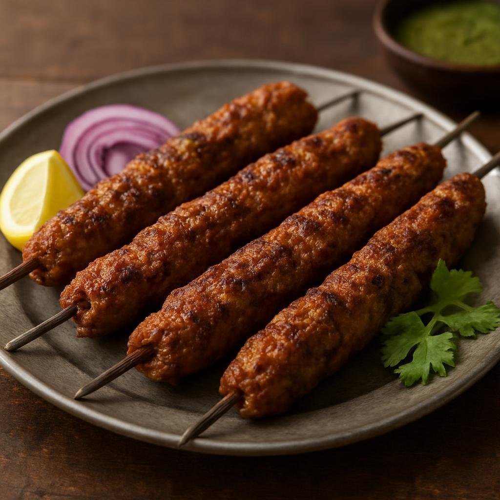 Entree: Pakistan – Lahore Street Food – سیخ کباب ➤ Sīkh Kabāb (Spiced skewered ground meat shaped on skewers and grilled over high heat) recipe