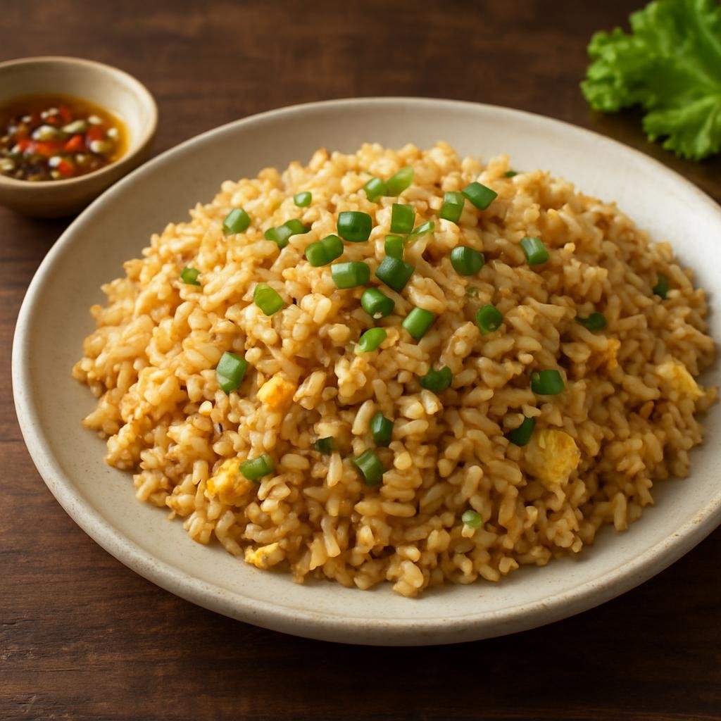 Entree: Thailand – Royal Thai Cuisine – ข้าวผัด ➤ Khao Phat (Stir-fried Thai jasmine rice with egg, aromatics, and savory fish sauce seasoning) recipe