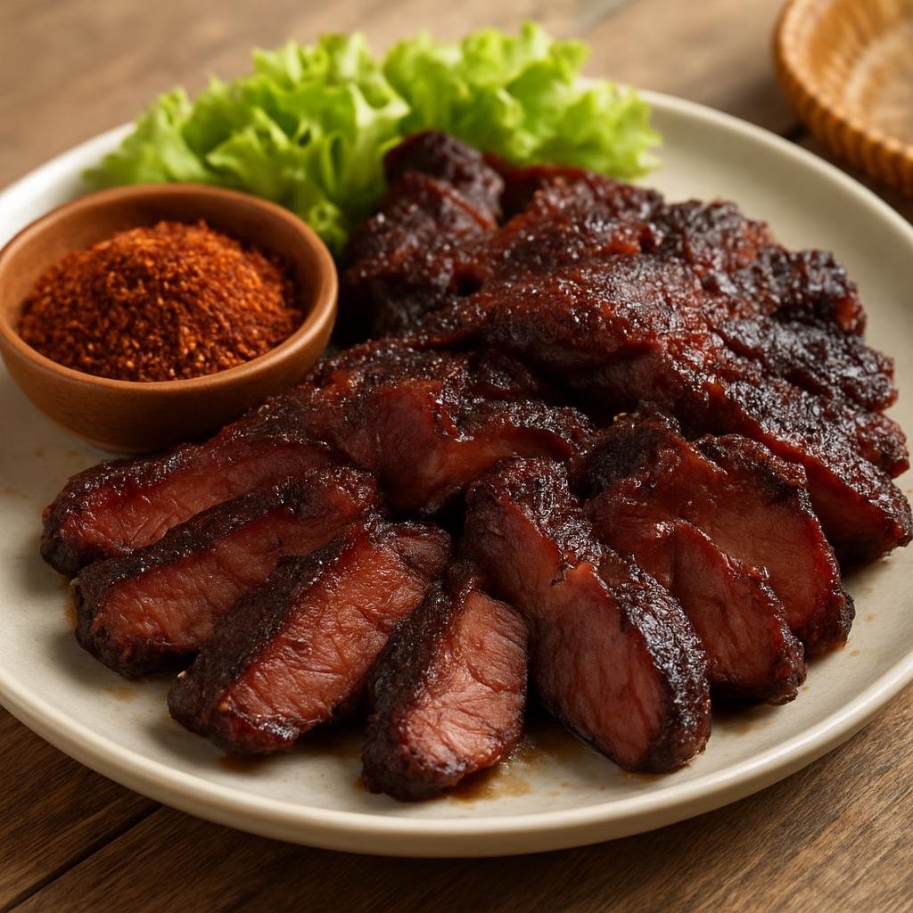 Entree: Malaysia – Sabah – Sinalau Bakas (Kadazan-Dusun smoked wild boar or pork cured with local spices and smoked over hardwood) recipe