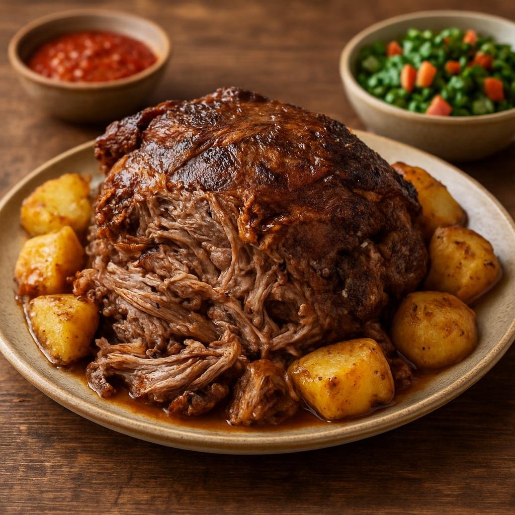Entree: Turkey – Ottoman Palace Cuisine – Kuzu Tandır (Slow-roasted lamb prepared until very tender, typically from the leg or shoulder) recipe